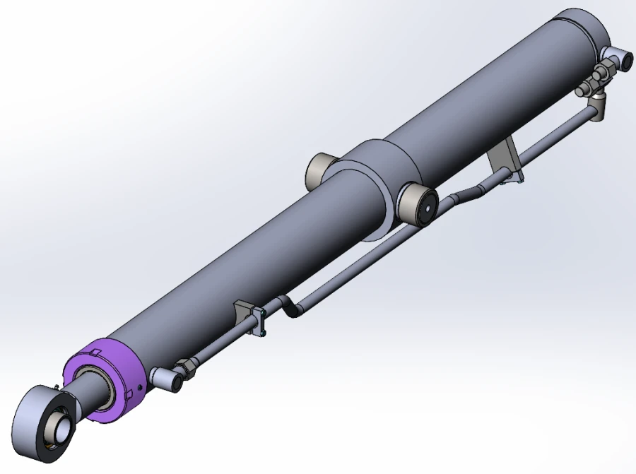 Hydraulic Cylinder for Blade Lifting 100.63x1250 URST.306416.030-01