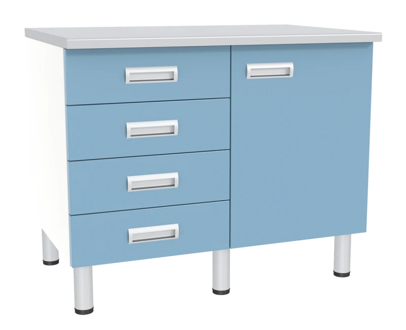 Laboratory Workbench with Two Cabinets SL-03-MSK (SL-03-113)