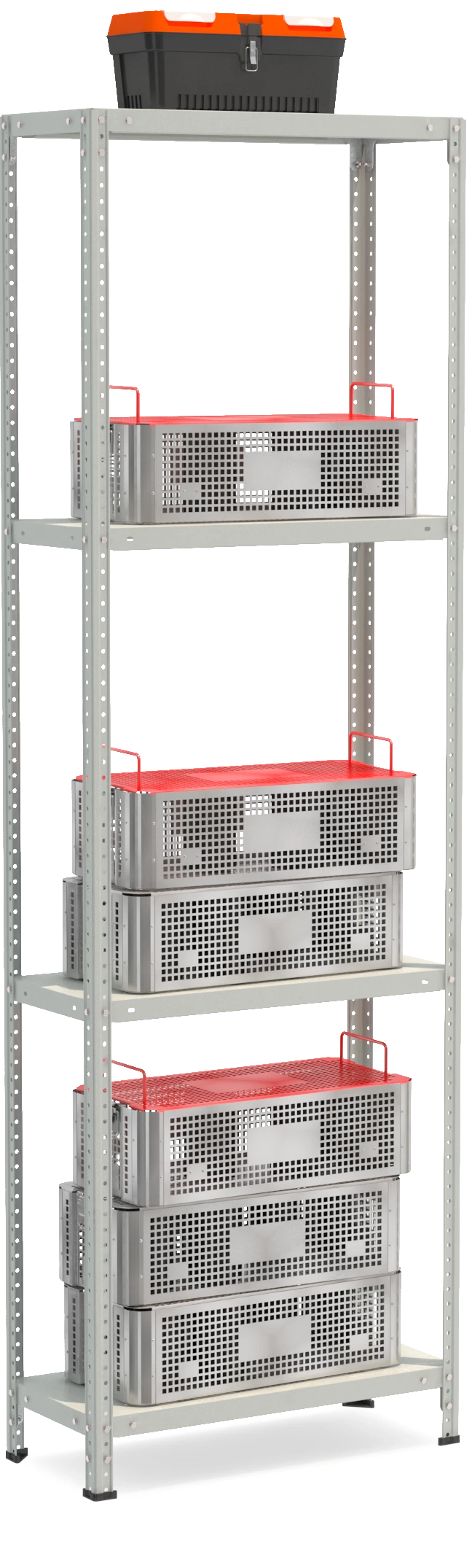 Reinforced Metal Shelf Rack STF Model 734-2.2