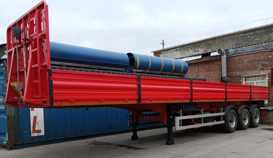 Semi-Trailer 98134V with Load Space Frame and Platform