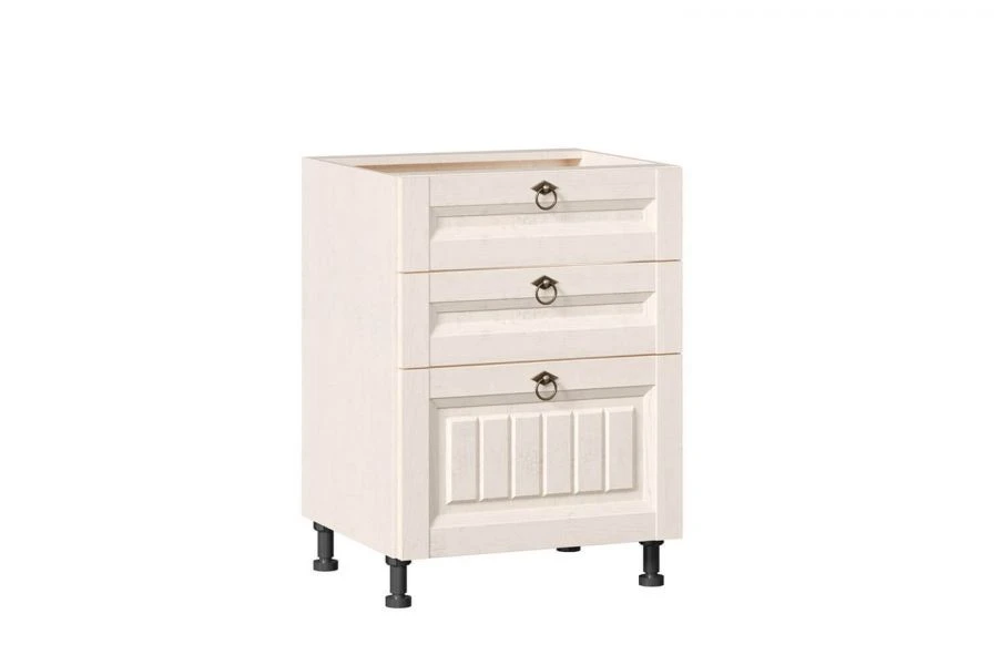 Kitchen Cabinet 600 with 3 Drawers, Model LD.270140.000 (Provence Oak)
