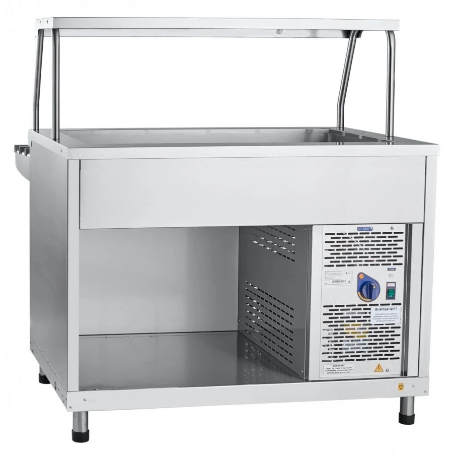 High-Temperature Refrigerated Display Counter with Neutral Cabinet PVV(N)-70KM-02-NSh