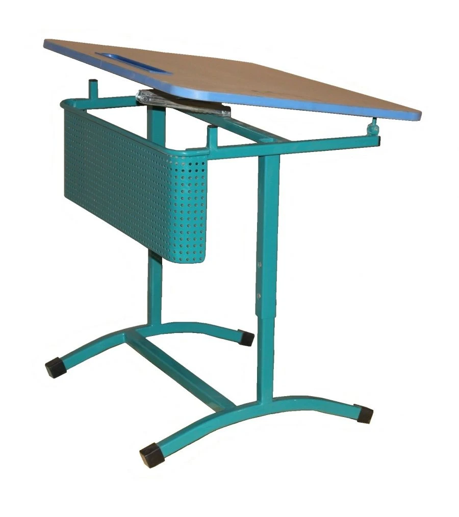 Adjustable Single Student Desk with Steel Frame Type II