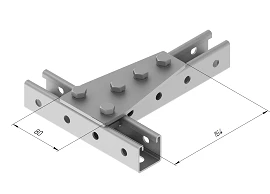 5-Hole Plate SMA 609 for Mounting with Zinc Coating