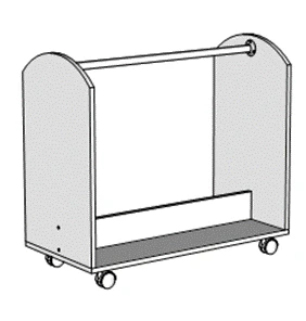 Wooden Furniture for Preschools: Dressing Module "Ryazhenie
