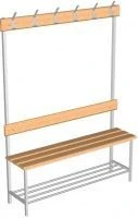 Metal Clothing Rack with Shoe Shelf