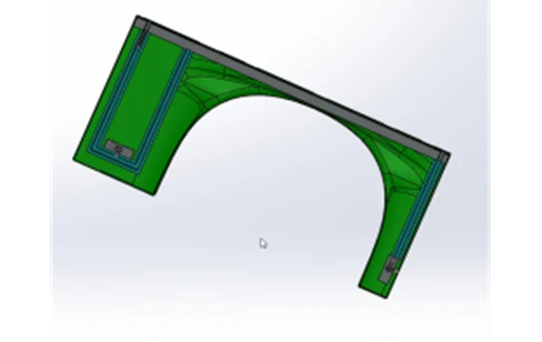 Complete Left Front Arch Panel for Vehicles 5299-372-5400529-05