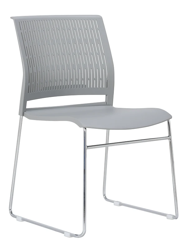 Affordable Stylish Conference Chair with Chrome Base - HY-252A