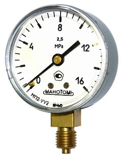 Мановакуумметр МВП2-У -100...150 кПа 2.5 60ММ IP40 M12x1.5