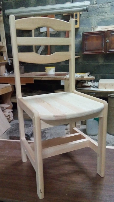 Unupholstered Pine Leskvik Chair