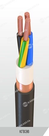 Power Cable with Copper Conductors PVC Insulation 0.66/1 kV KGVÉV