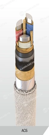 Power Cable with Aluminum Conductors and Impregnated Paper Insulation, 1 kV, ASB Model