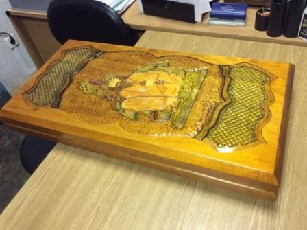 Engraved Backgammon Set for Souvenir Production