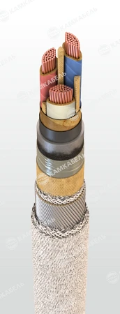 Power Cable with Copper Conductors, Insulation 6/10 kV, CSPShv Model