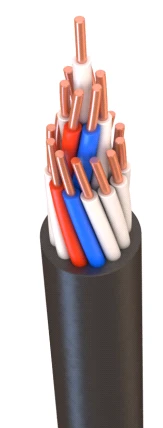 Control Cable with Copper Conductors, PVC Insulation, 0.66 kV, KVVGzn
