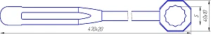Extended Wrench for Bending (S13, S24)