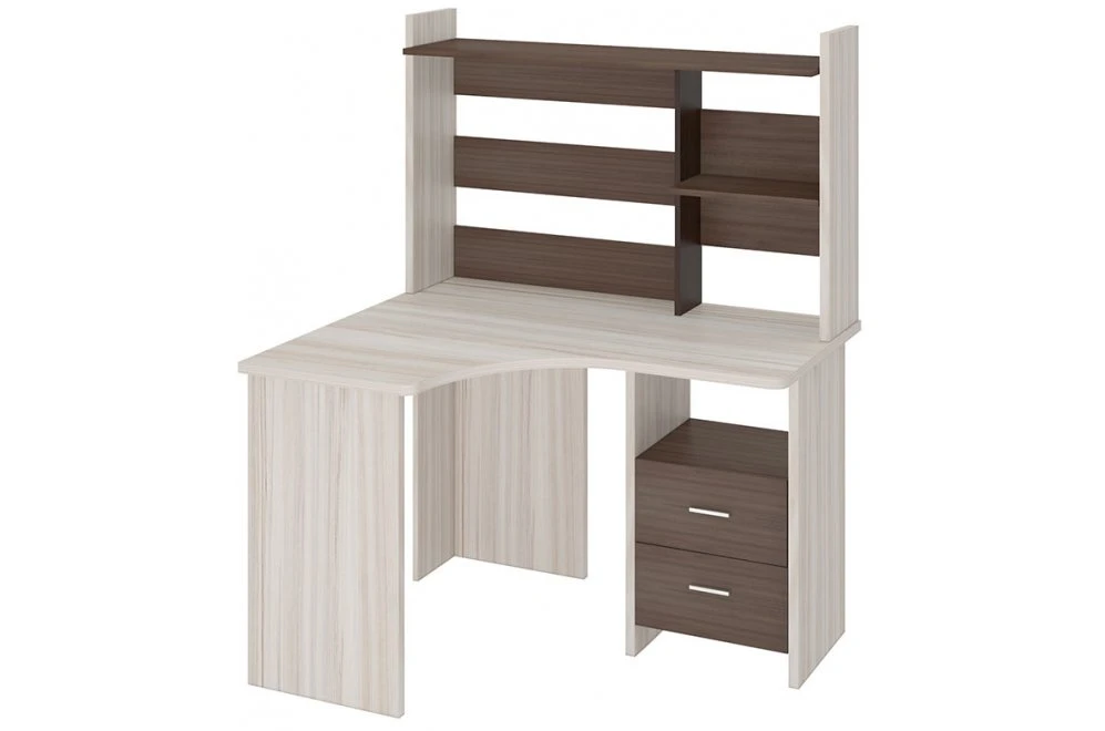 Computer Desk with Shelf and Overhead Unit EL-106.02.00-10