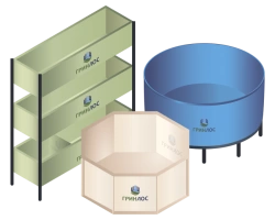 Open-Type Fish Farming Pools by GRINLOS