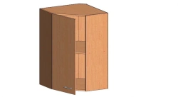 Corner Wall Cabinet - Model SHNU