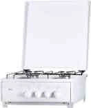 4-Burner Gas Stove with Metal Lid - FLAMA ANG 1401
