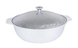 Aluminum Cast Pot with Lid 3L by Kukmara