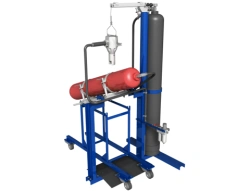 Gas Cylinder Degassing Stand GAKS-KOB-SDD