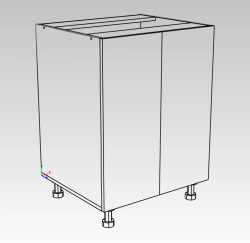 Kitchen Base Cabinet with 2 Doors