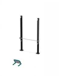 High and Low Pull-Up Bar for Testing "Pull-Ups from a High Bar" and "Pull-Ups from a Low Bar