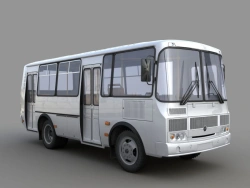 Diesel Passenger Bus 120222-15 based on PAZ 320530-04 and PAZ 320540-04