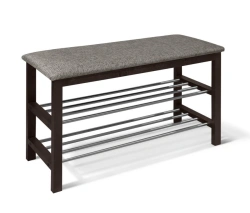 Sheffilton SR-0628-TP Wooden and Fabric Bench