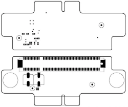 PCIe x8 Expansion Module for Peripheral Cards YADR.V.469555.075