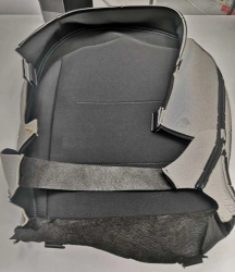 Driver's Seat Cushion Cover, Black Fabric, 6802500XST33A8P