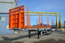 Platform Semi-Trailer Politrans 94171-034 with Spring Suspension