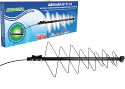 Log-periodic UHF Delta N111.03 Antenna with Cable and Bracket