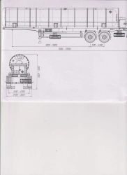 Carbon Dioxide Liquid Tank Semi-Trailer PPC-TU-2 Type P2 Model 92299-0000010-03 with Pump