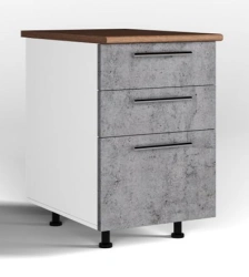 Kitchen Base Cabinet with 3 Drawers