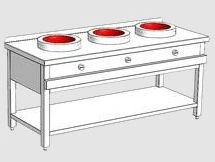 Professional Induction Wok Station ETK-W Art. No. 7339