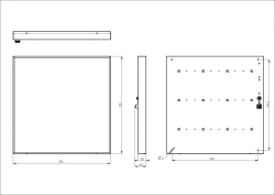 LED Lighting Fixtures Series SSV, Modification SSV R