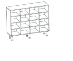 Children's Pot Storage Cabinet by Alliance-S