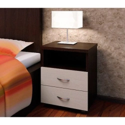 Wooden Nightstand for Bedroom 350x350x600 mm Art. T-4