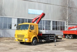 NR8082S Truck with Crane Manipulator 2784LV on KAMAZ Base