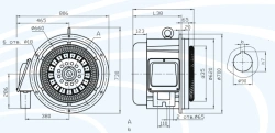 AV 2-101-8 Asynchronous AC Motor for Compressors