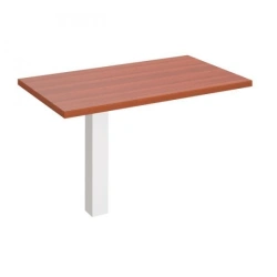 Laminated Briefing Table Extension with Metal Support