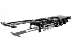 Three-Axle Container Semi-Trailer 93341 for Container Transport