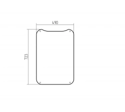 Bus Partition Glass for Liaz 5292-8202100-10