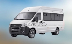 High-Comfort Bus Modification 222069 based on GAZelle NEXT A62R33, A65R33 with Gasoline Engine