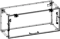 TV Wall Cabinet KSHN-3.6.01-01 - 16mm Thick Chipboard