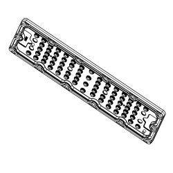 LED Lens for Lighting Fixtures AMT-HB-236x70-3535(66)-60