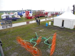Wheel-Finger Rake and Windrower "Goritsvet" GKП-6