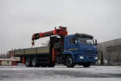 Multi-functional Truck with Hydraulic Loader Crane KMA 64K12N-U4